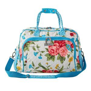 NWT The Pioneer Woman Weekender Bag, Sweet Rose, Quilted Tote